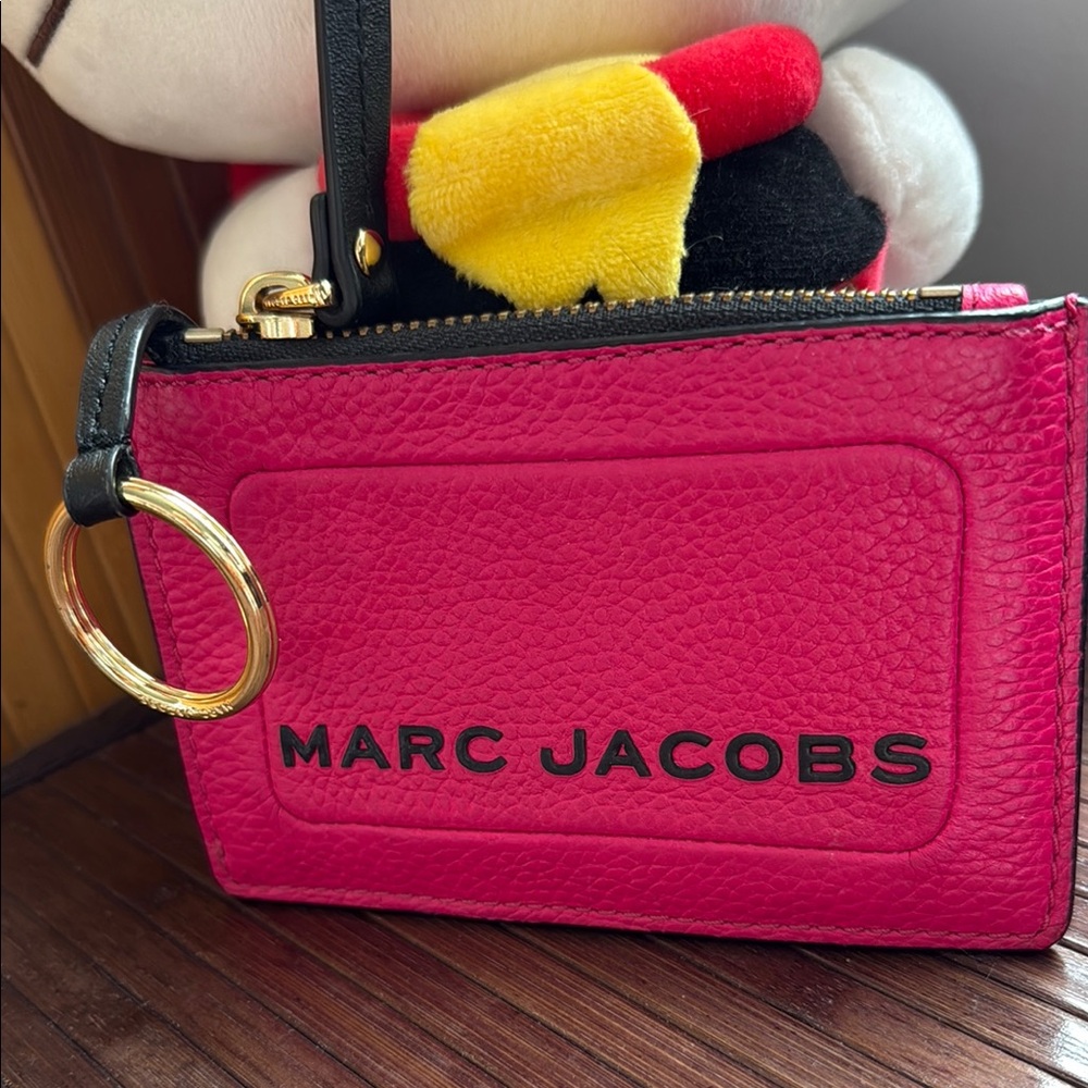 Marc Jacobs Pink Leather Wristlet
